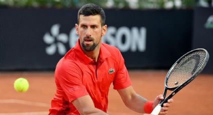 Djokovic es golpeado por una cantimplora en Roma; sufre una pequeña herida