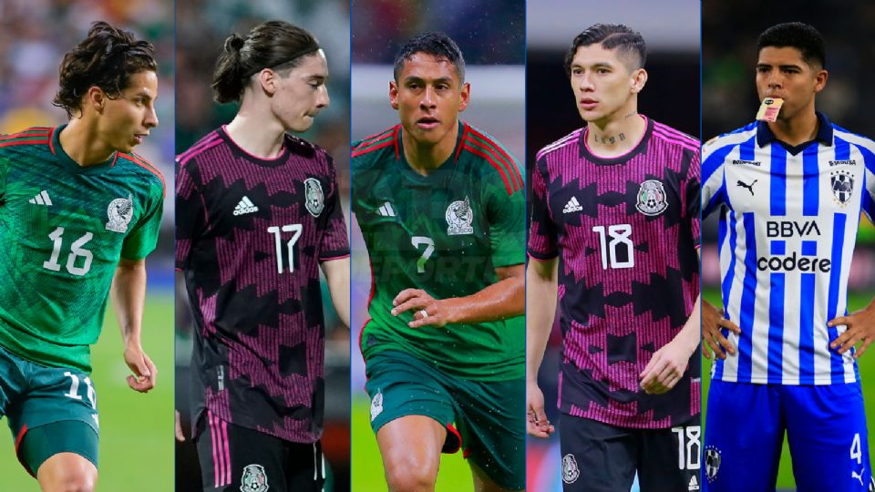 Diego Láinez, Marcelo Flores, Luis Romo, Gerardo Arteaga y Víctor Guzmán representarán a Rayados y Tigres en la Selección Mexicana en los próximos amistosos y en la Copa América.