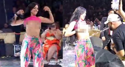 ¡Otra vez! Mujer causa polémica en show de Brincos Dieras