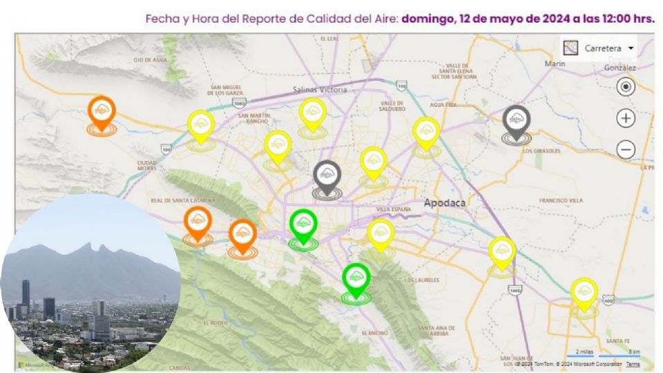 Mejora calidad del aire en la zona metropolitana de Monterrey