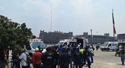 Hay 26 policías heridos tras protesta de normalistas en Palacio Nacional