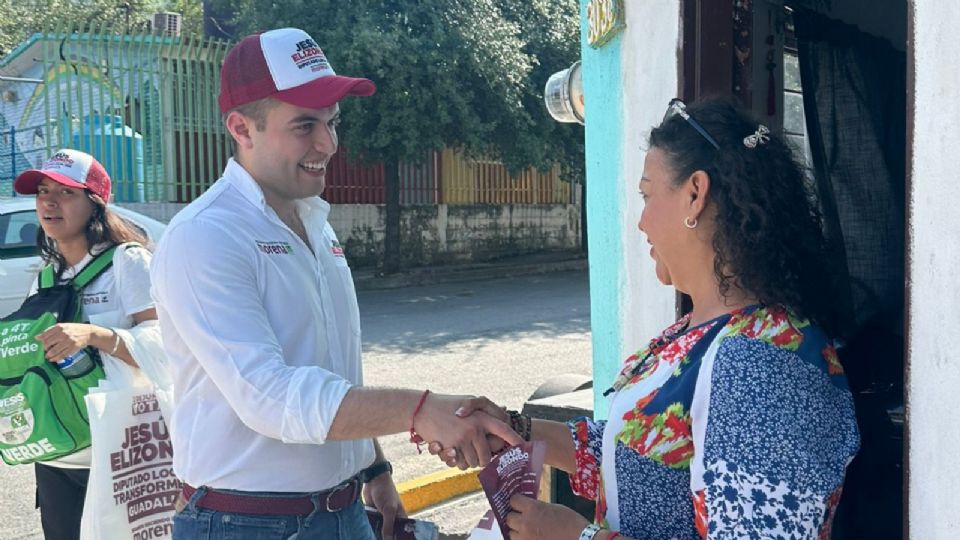 Jesús Elizondo, candidato a diputado local del Distrito 13 por la coalición “Sigamos Haciendo Historia”.