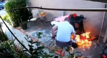 Hombre causa incendio al intentar encender el carbón para asar carne