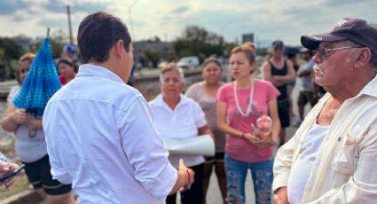 Vecinos bloquean avenida Juan Pablo II por falta de luz en la colonia 4 de octubre, San Nicolás