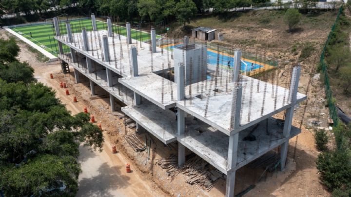 Nuevo campus de la UANL en Santiago lleva 80% de avance en obra