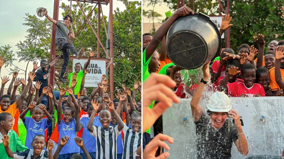 Alexis Omman ayuda a aldea africana proporcionándole un pozo de agua potable | Instagram / alexisomman