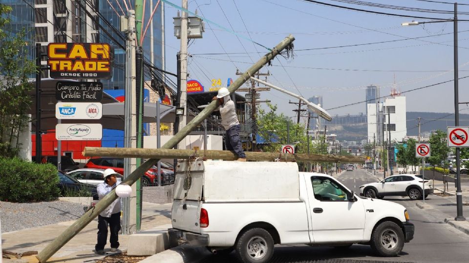 Retiro de postes y cables