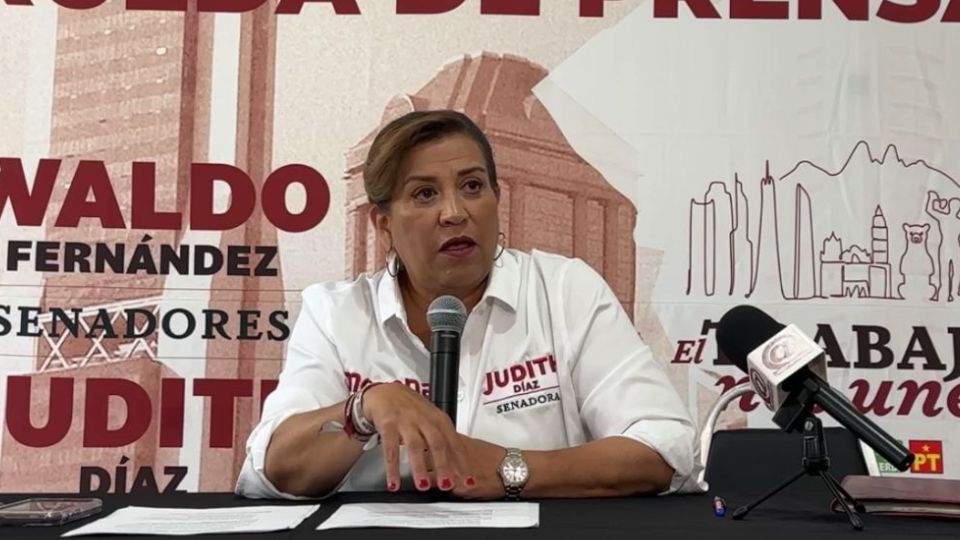 Judith Díaz, de la coalición Sigamos Haciendo Historia