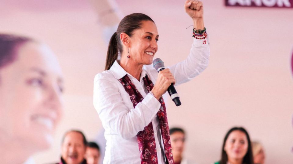 Claudia Sheinbaum, candidata presidencial de la coalición “Sigamos haciendo historia”.