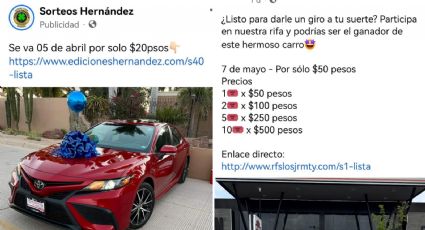 Rifas de hasta 100 pesos ofrecen premios millonarios en redes sociales