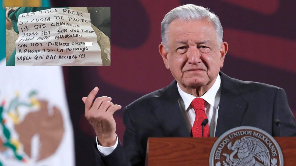 AMLO pide a escuela que no se deje intimidar ante amenazas