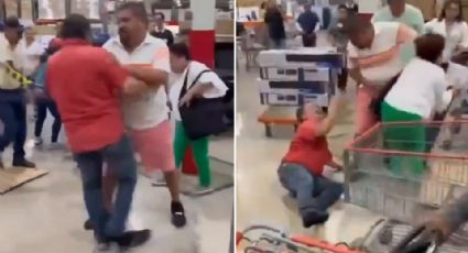 Video: Clientes se pelean por ventiladores de Costco en Celaya