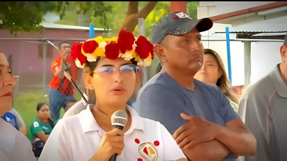 Lucero Esmeralda López Maza, candidata del Partido Popular Chiapaneco a la presidencia municipal de la Concordia, Chiapas.