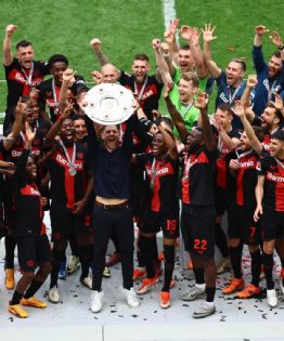 Bundesliga: Leverkusen cierra la temporada sin perder, vencen 2-1 al Augsburgo
