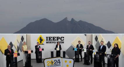 Candidatos se lanzan críticas durante debate por Monterrey