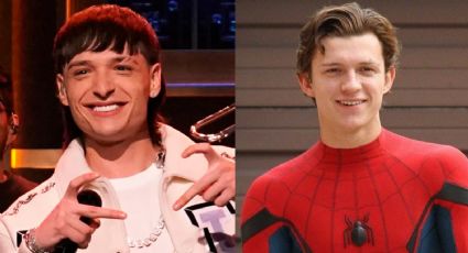 ¿Son gemelos? Tom Holland cambia de look y lo comparan con Peso Pluma