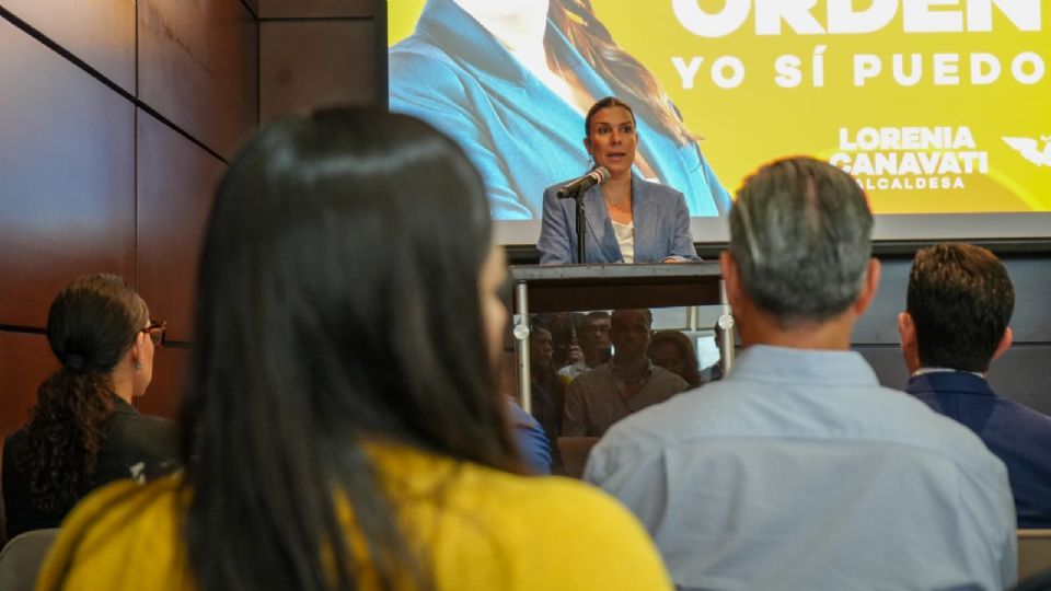 Lorenia Canavati, candidata a la alcaldía de San Pedro por Movimiento Ciudadano.