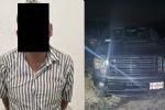 Detienen a ‘pollero’ y rescatan a 15 migrantes hacinados en camioneta en Galeana