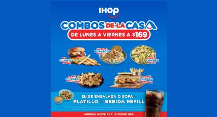 ¡Disfruta en IHOP 5 Combos de la Casa!