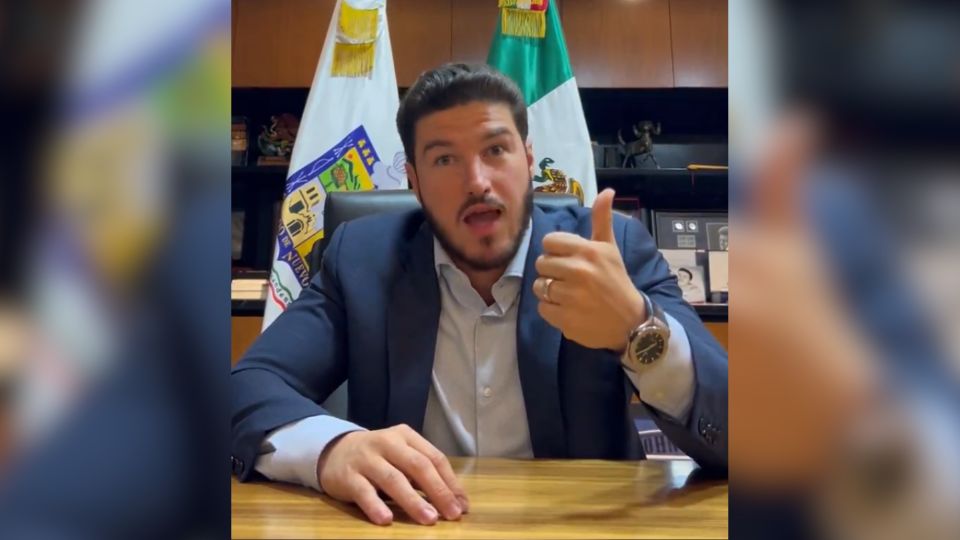 Samuel García, gobernador de Nuevo León, este 21 de mayo de 2024.