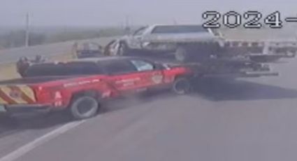 Revelan video del accidente en Carretera Monterrey-Saltillo