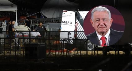 AMLO lamenta colapso de escenario de evento de MC en San Pedro