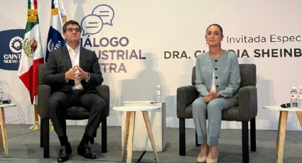 Claudia Sheinbaum llega a Monterrey y se reúne con industriales