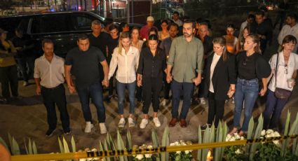 Álvarez Máynez, Mariana Rodríguez, Herrera y Canavati rinden homenaje a víctimas en San Pedro