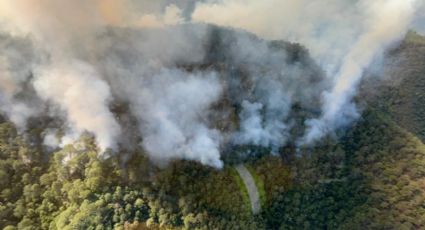 Continúa PC trabajos de sofocación tras incendio en Los Cuartones, en Santiago