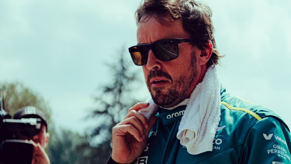 Fernando Alonso (Aston Martin).