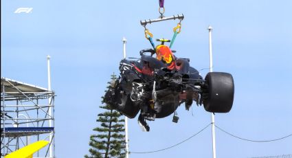 F1: Sergio 'Checo' Pérez sufre aparatoso accidente en el Gran Premio de Mónaco