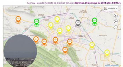 Predomina mala calidad del aire en Monterrey; Santa Catarina tiene las peores condiciones