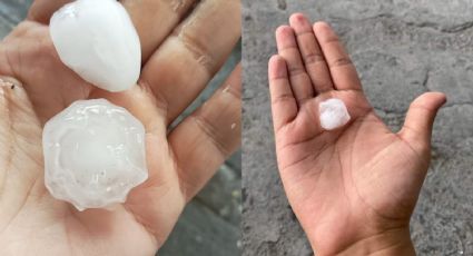 Llueve y graniza en Apodaca, San Nicolás y Escobedo; Conagua emite alerta para las próximas horas