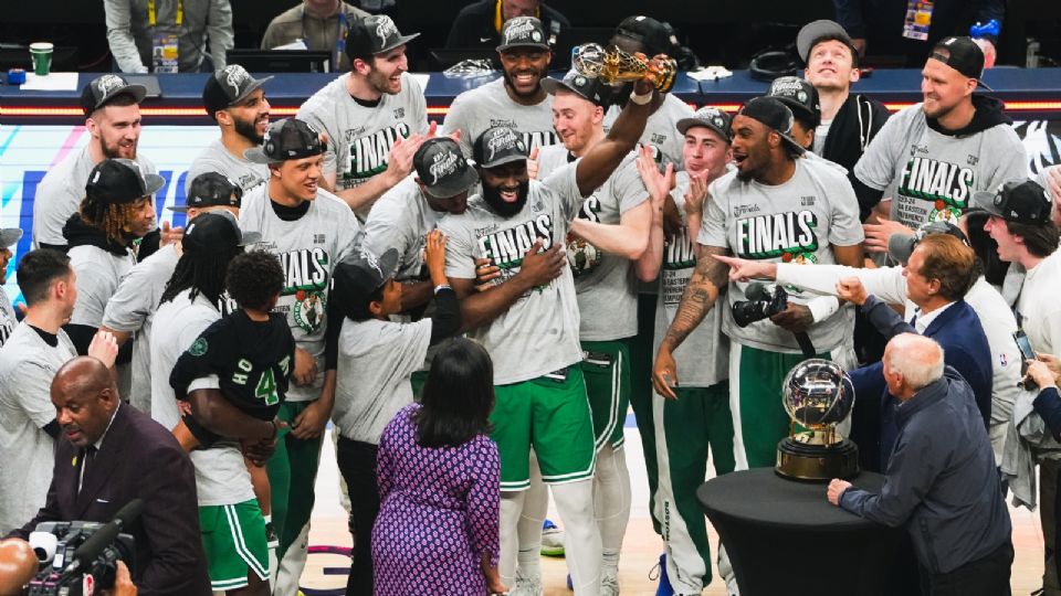 Los Celtics de Boston celebran el campeonato de la Conferencia Este y ya esperan rival para disputar el título de la NBA