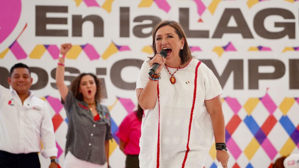 Xóchitl Gálvez, candidata de 'Fuerza y corazón por México' a la presidencia de la República.