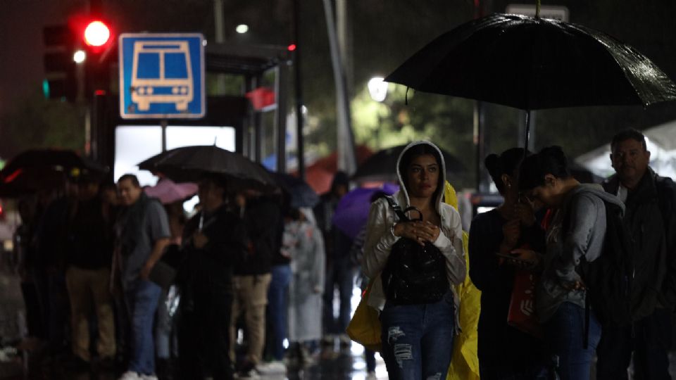 Lluvias en Nuevo León.