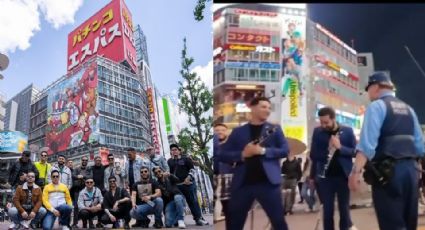 Video: Banda El Recodo toca en calles de Japón y los corre la policía