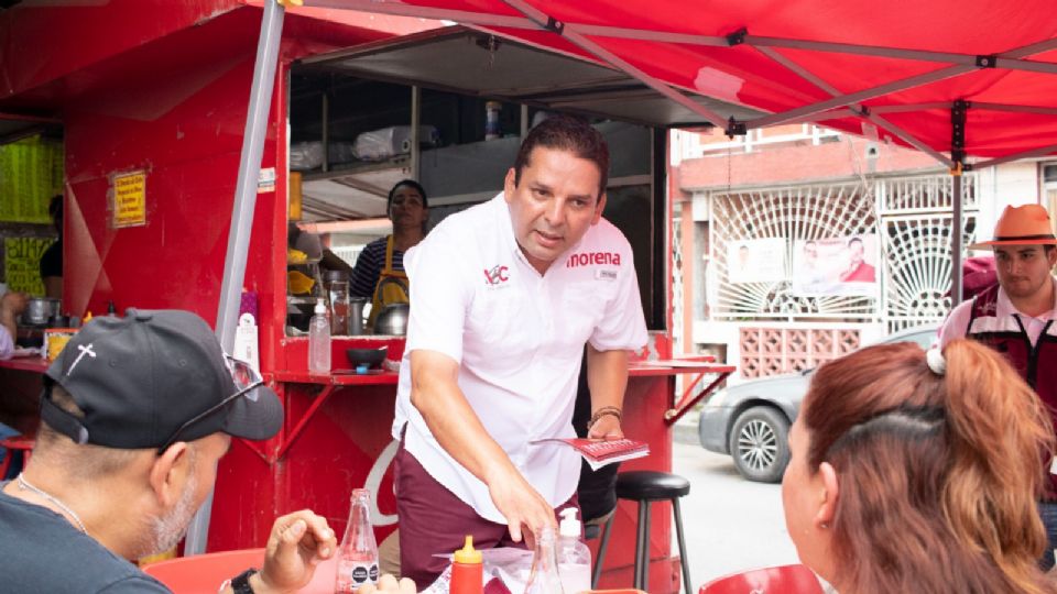 Arturo Benavides Castillo, candidato de la Coalición “Sigamos Haciendo Historia” a la alcaldía de Guadalupe.