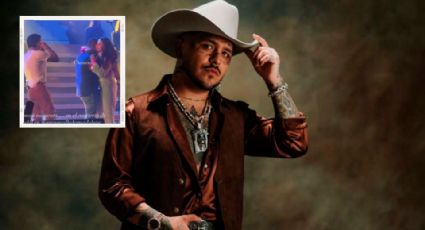 Christian Nodal le canta a pareja que se comprometió durante su concierto