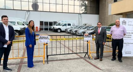 Aseguran vehículos oficiales de Monterrey frente a elecciones