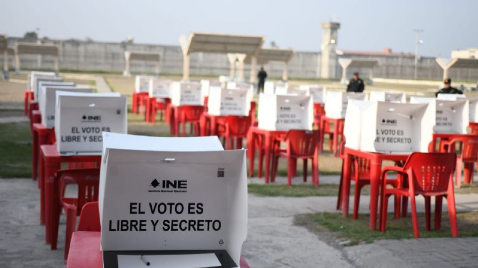 Casillas de votación.