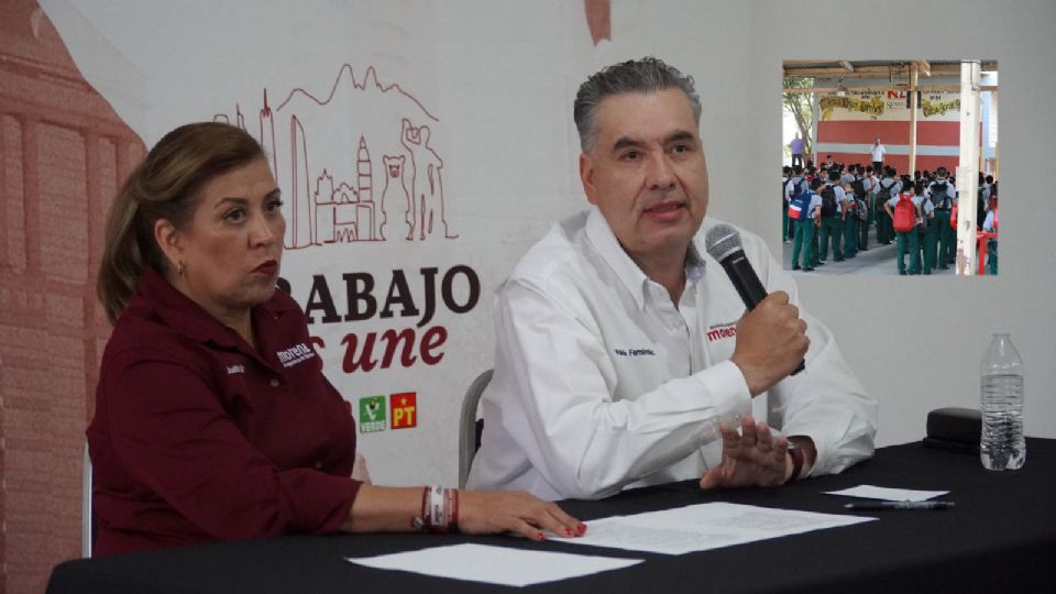 Waldo Fernández y Judith Díaz, candidatos de Morena al Senado.