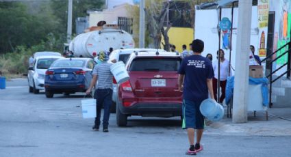 Apagones dejan sin agua a habitantes de Santa Catarina y García