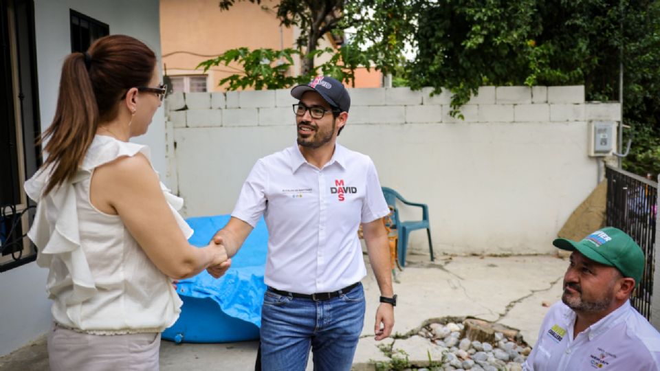 David de la Peña, candidato a la alcaldía de Santiago.