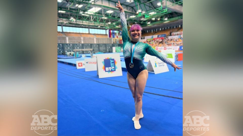 Alexa Moreno gana el oro en Mundial de Gimnasia Artística.