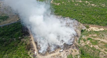 Basurero de Pesquería donde se originó incendio operaba de manera de clandestina: Estado