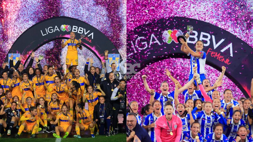 Anuncian fechas del Campeón de Campeonas entre Tigres Femenil y Rayadas.