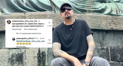 Pepe Aguilar responde a burlas que recibe en Instagram por noviazgo de Ángela