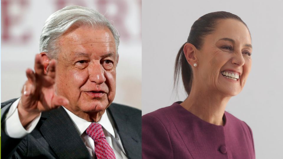 Andrés Manuel López Obrador y Claudia Sheinbaum.