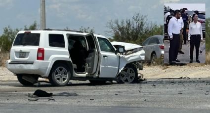 Equipo de Claudia Sheinbaum sufre choque en Monclova; hay una persona muerta